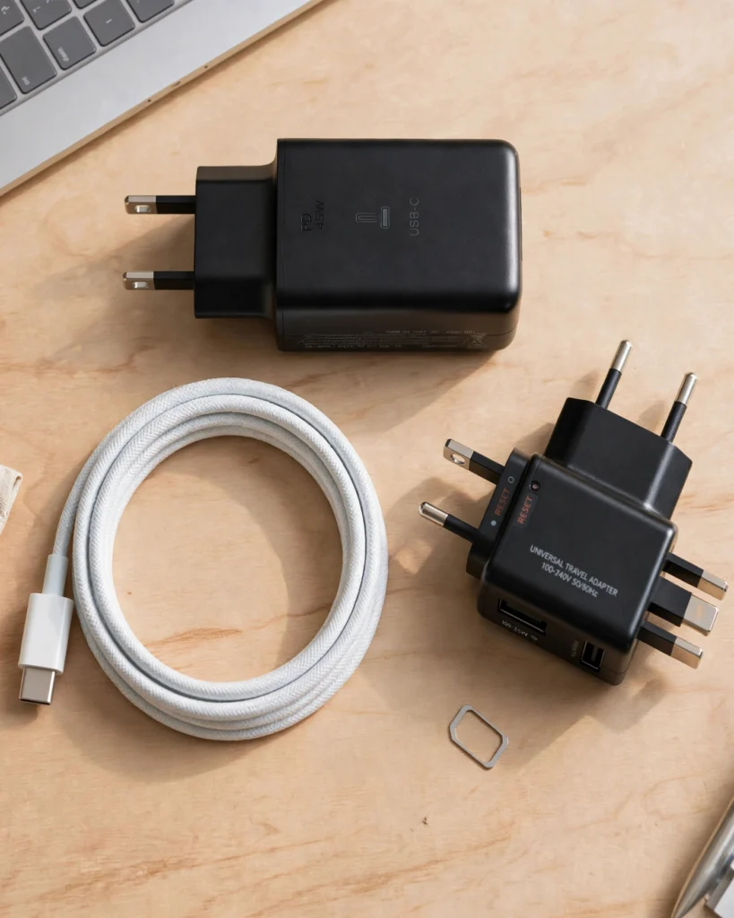 Flat Lay de Tecnología estilo profesional.